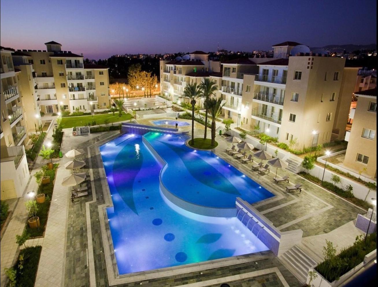 Ferienwohnung Elysia Park Ameliya 202 Paphos Exterior foto